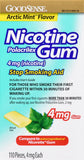 GoodSense Nicotine Polacrilex Uncoated Gum 4 mg (nicotine), Mint Flavor, Stop Smoking Aid, 110 Count, Exp 11/2026