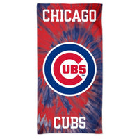 Wincraft Chicago Cubs MLB Officially Licensed 30 x 60 Tie Dye Fiber Beach Towel