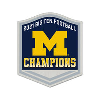 Wincraft University of Michigan 2021 Football Big Ten Champions Lapel Pin