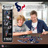 Houston Texans 500 Piece Officially Licensed Helmet Shaped Jigsaw Puzzle